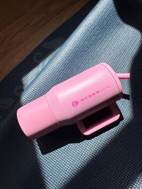 HydroJug Light Pink Travel Water Bottle with Handle